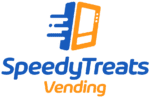 Speedy Treats Vending company logo in blue and orange