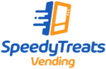 Speedy Treats Vending company logo in blue and orange